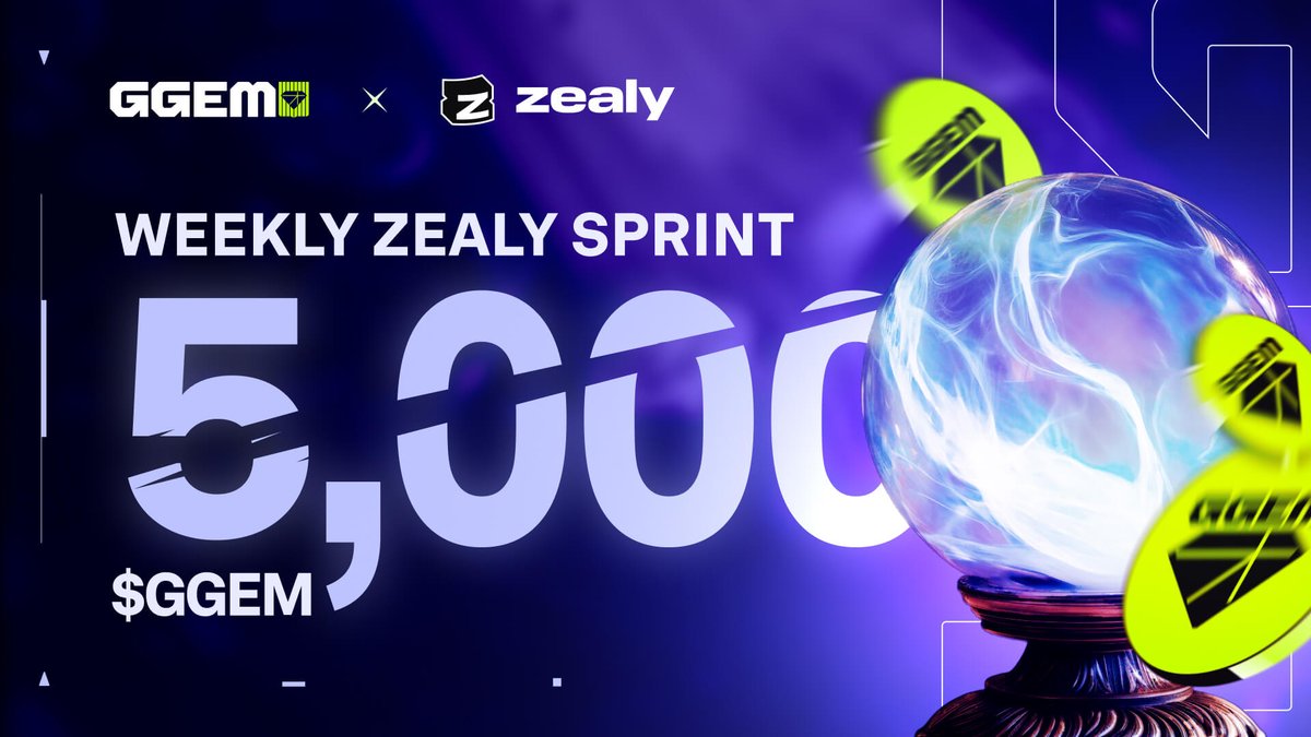 We see your future...🔮
The prophecy says that the weekend will be full of fun! 
No spells needed-just hop into our Zealy Sprint and claim your rewards. 

🧙‍♂️ Your quest begins in Discord: discord.com/invite/ggem