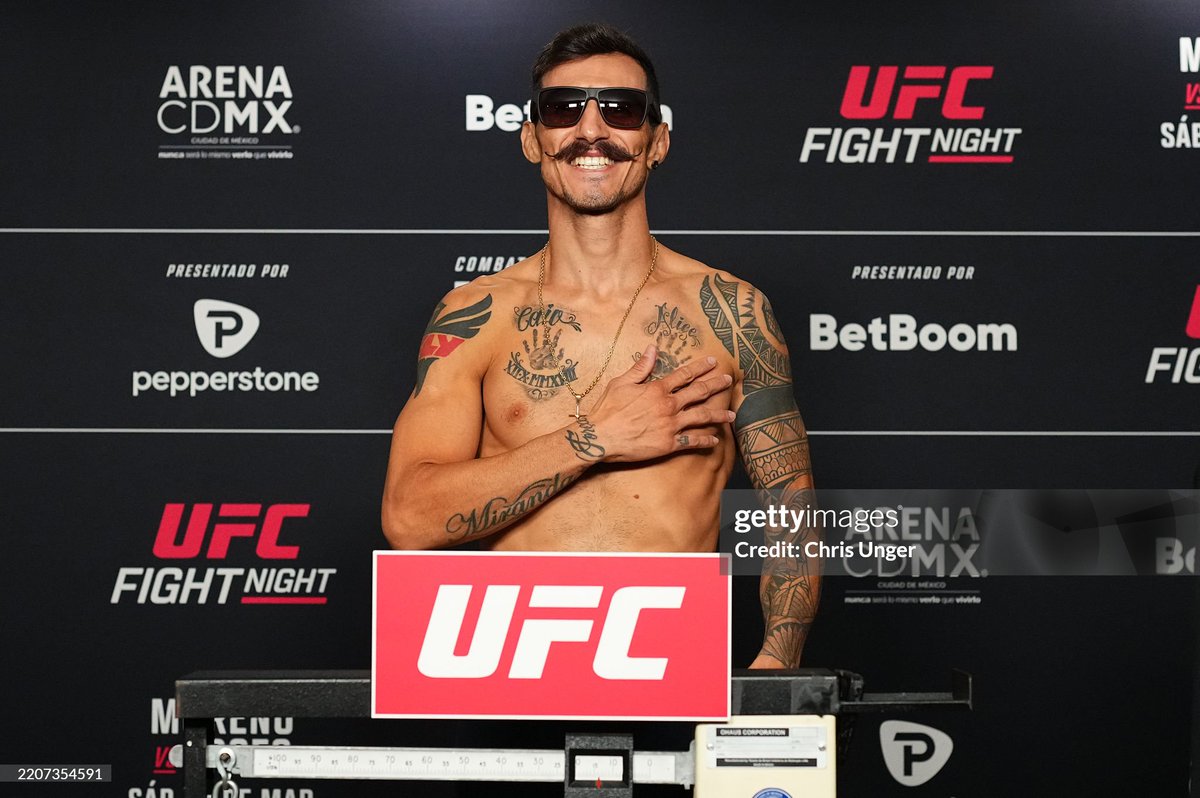 UFC On ESPN 64 - Pesagem: Saimon Oliveira, Melquizael Costa, Julia Polastri e Gabriel Fly passam pela balança e confirmam duelos no México 

Confira os resultados completos da pesagem no link:

tvfightsp.wordpress.com/2025/03/28/ufc… #UFCMexico #UFCMexicoCity
