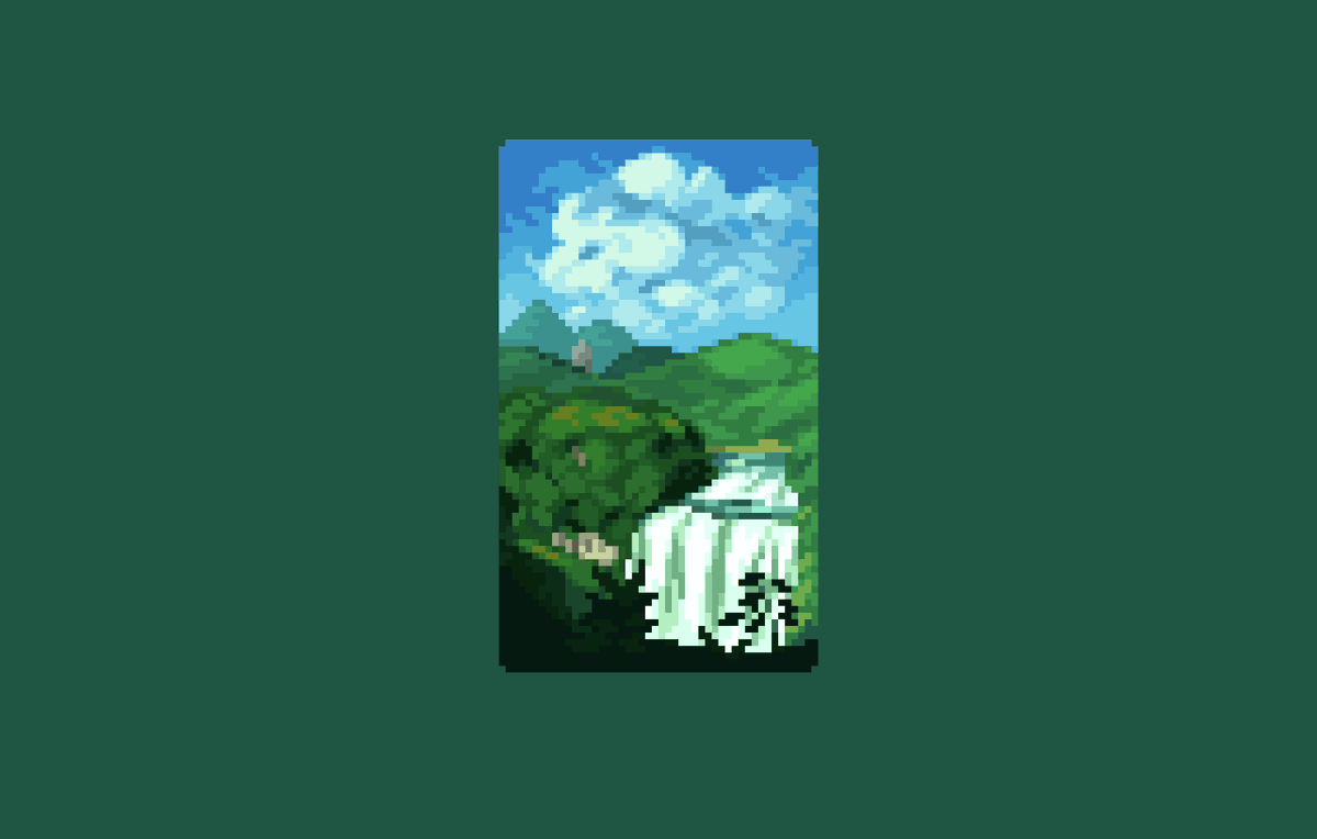 oxalisoo's tweet image. 🏞️
#像素画  #pixelart  #ドット
