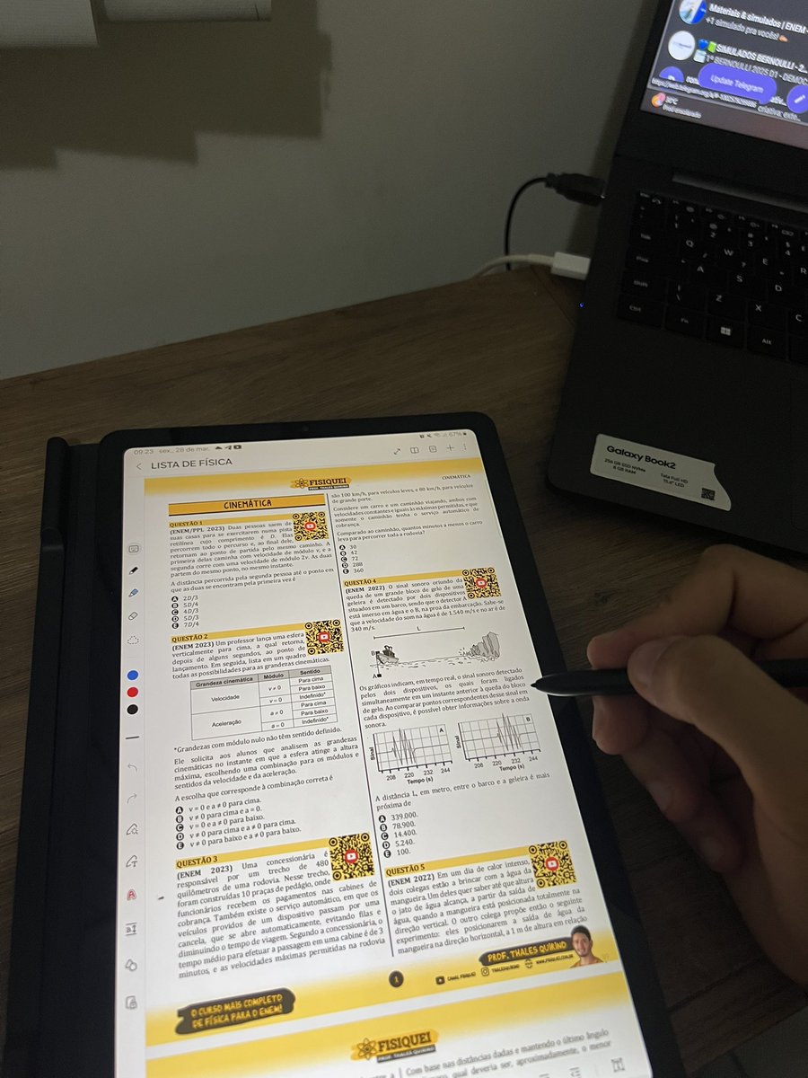 edunamed's tweet image. apostila de física separada por assuntos + resolução em vídeo 🫶🏻😭