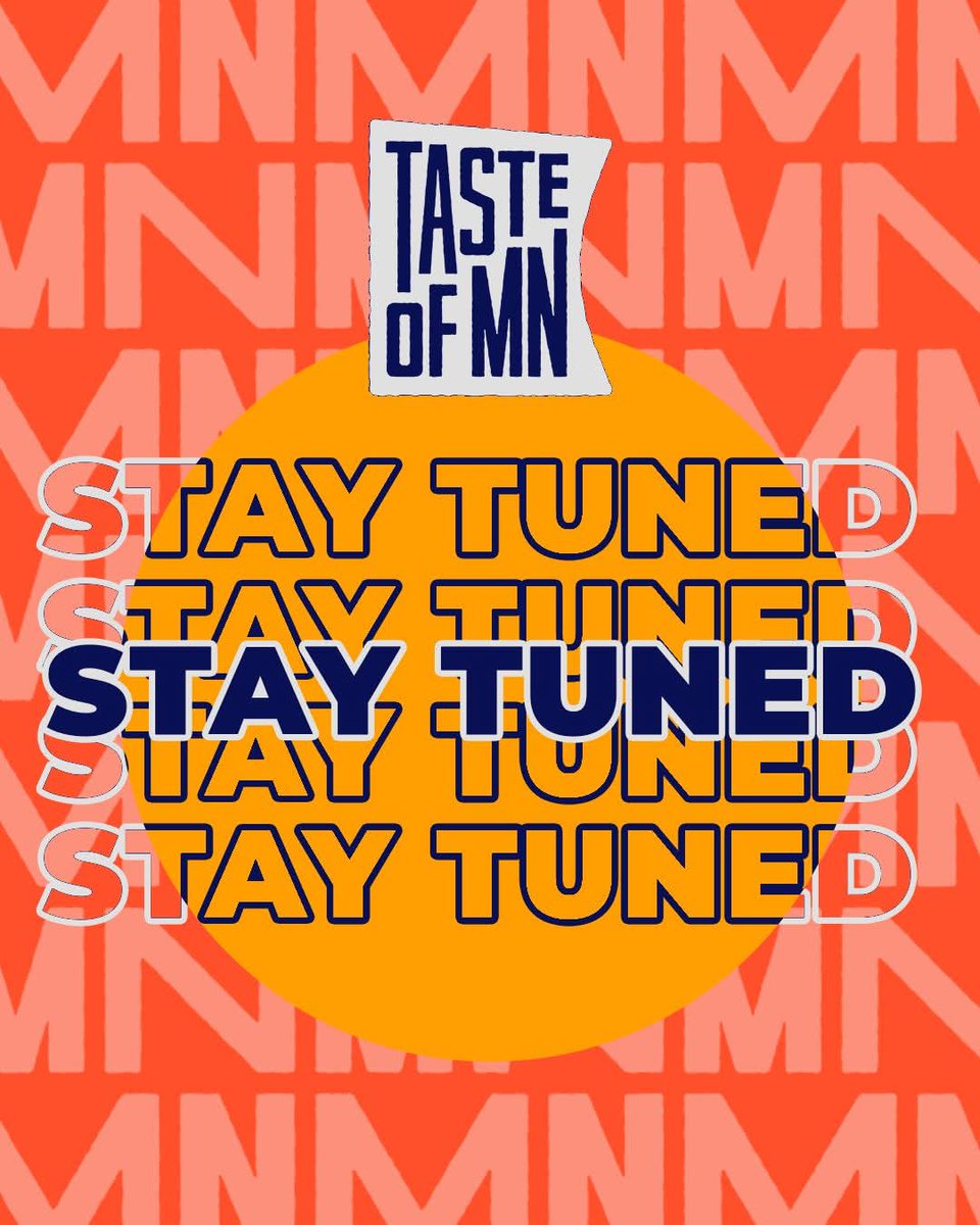 🎶 COMING SOON! 🎶

The Taste of Minnesota® 2025 Main Stage Lineup is dropping NEXT WEDNESDAY!

Stay tuned—this is one announcement you won’t want to miss! 🔥

#TasteofMinnesota #TasteMN2025 #MainStageReveal
