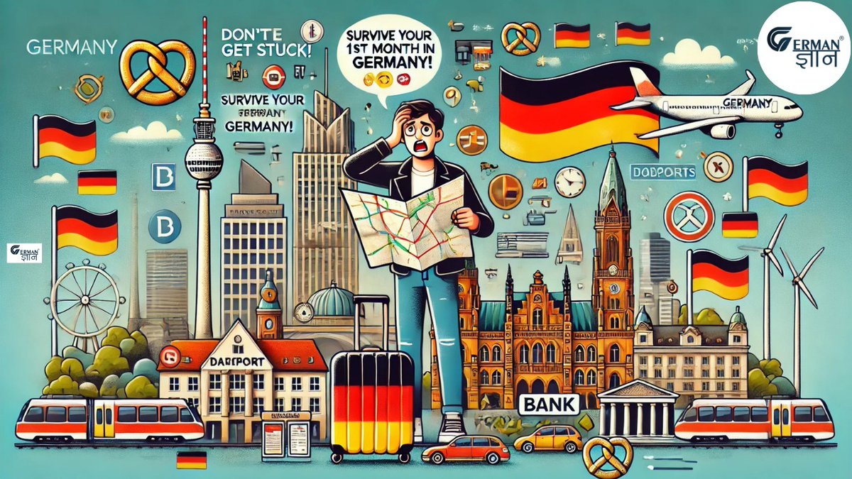 Germangyan04's tweet image. 🇩🇪 How to Survive Your First Month in Germany! ✅ ✈️

New to Germany? Don't get stuck! 🚶‍♂️💼 Here are essential tips to help you settle in smoothly—covering transport, banking, food, and more! 🏦🚆🥨

📌 Watch now: youtu.be/iJLpCP8cObQ

#GermanyGuide 🇩🇪 #LifeInGermany