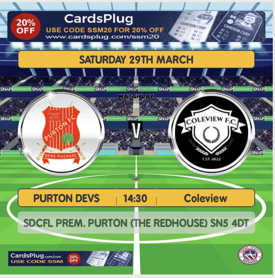 Coleview FC (@coleviewfc) on Twitter photo Next game👇🏼
2nd vs 3rd as we travel to @PurtonFootball. Close game in the reverse fixture, expecting a close game again⚽️
<a href="/sdflswindon/">Swindon&District Community FL.</a>
UTC🟣⚫️ Next game👇🏼
2nd vs 3rd as we travel to @PurtonFootball. Close game in the reverse fixture, expecting a close game again⚽️
<a href="/sdflswindon/">Swindon&District Community FL.</a>
UTC🟣⚫️