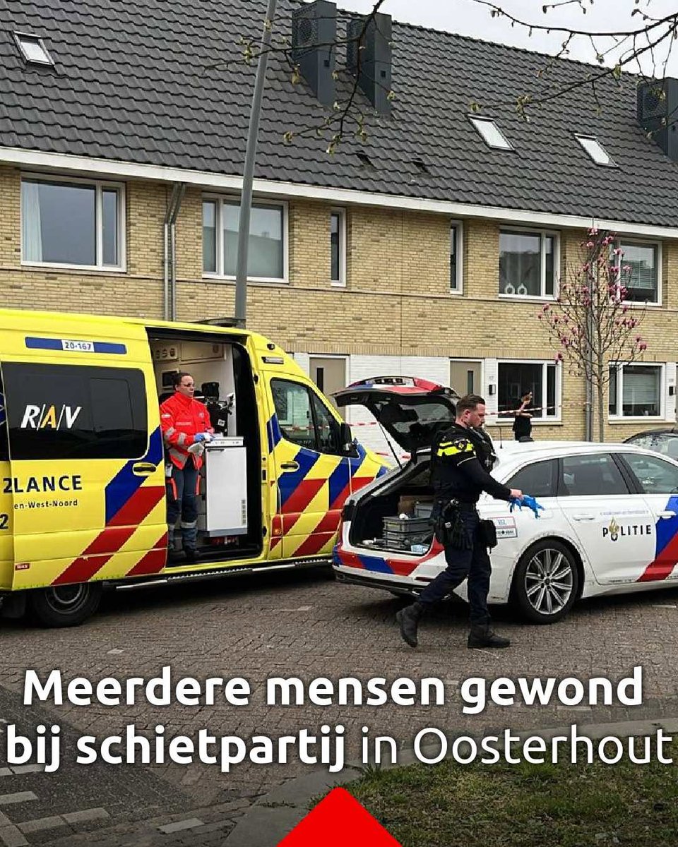 Meerdere gewonden bij schietpartij in Oosterhout