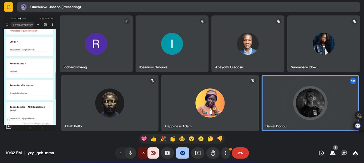 DohouDaniel10's tweet image. #365DaysOfSoftwareEngineering v2 #InTheArena
Day 87 Of 365:
— A Beautiful Day
— Ghost Team Lead #ALXNGHackathon
— Replicating my #GitHub workflows #OpenSource
— Leading a team of mentors 💙
— Created a project pitch 🙌🏾