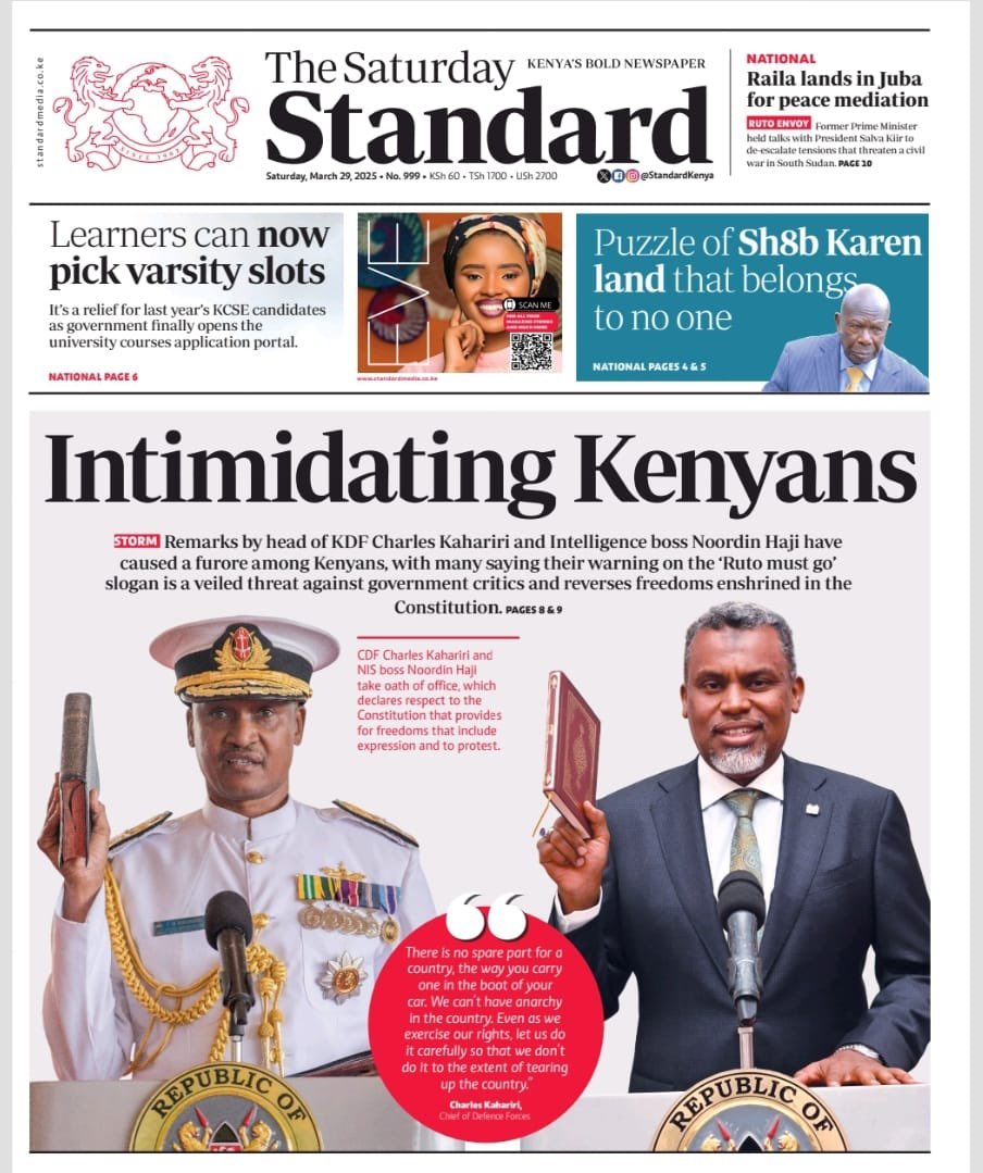 BernardKavuli's tweet image. This Newspaper SHOULD be trending INTERNATIONALLY by now.
RETWEET Widely!