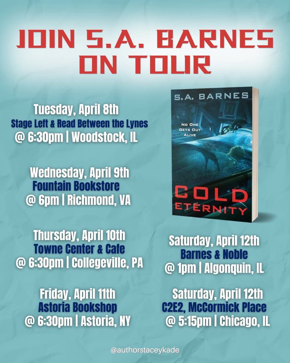 Stacey Kade/S.A. Barnes tweet media