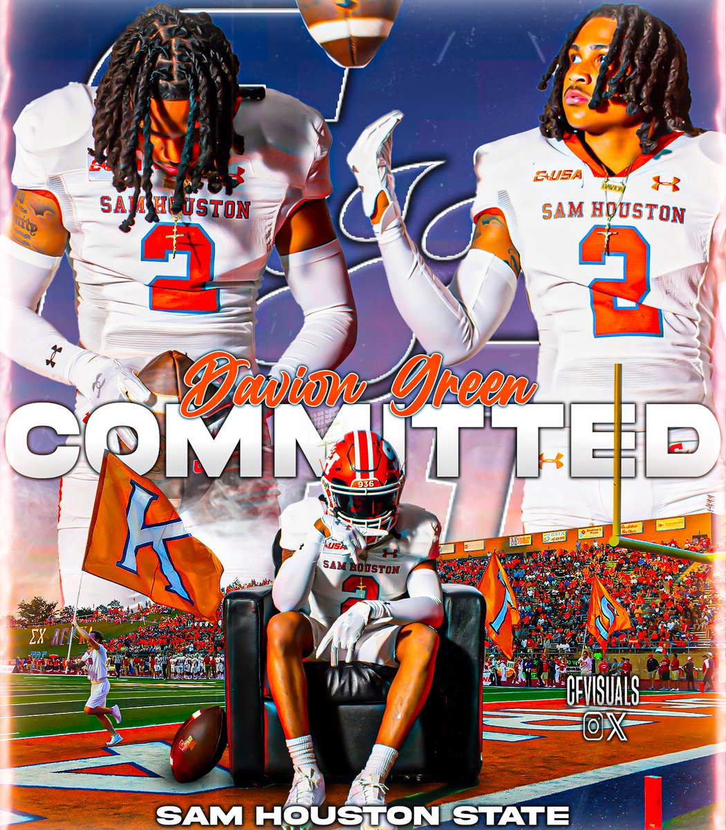 First and foremost I want to thank god for keeping me healthy and blessing me with this route i've been taking. most importantly I want to thank my parents and siblings for always being there since day 1. With that being said I will be committing to Sam Houston State University.