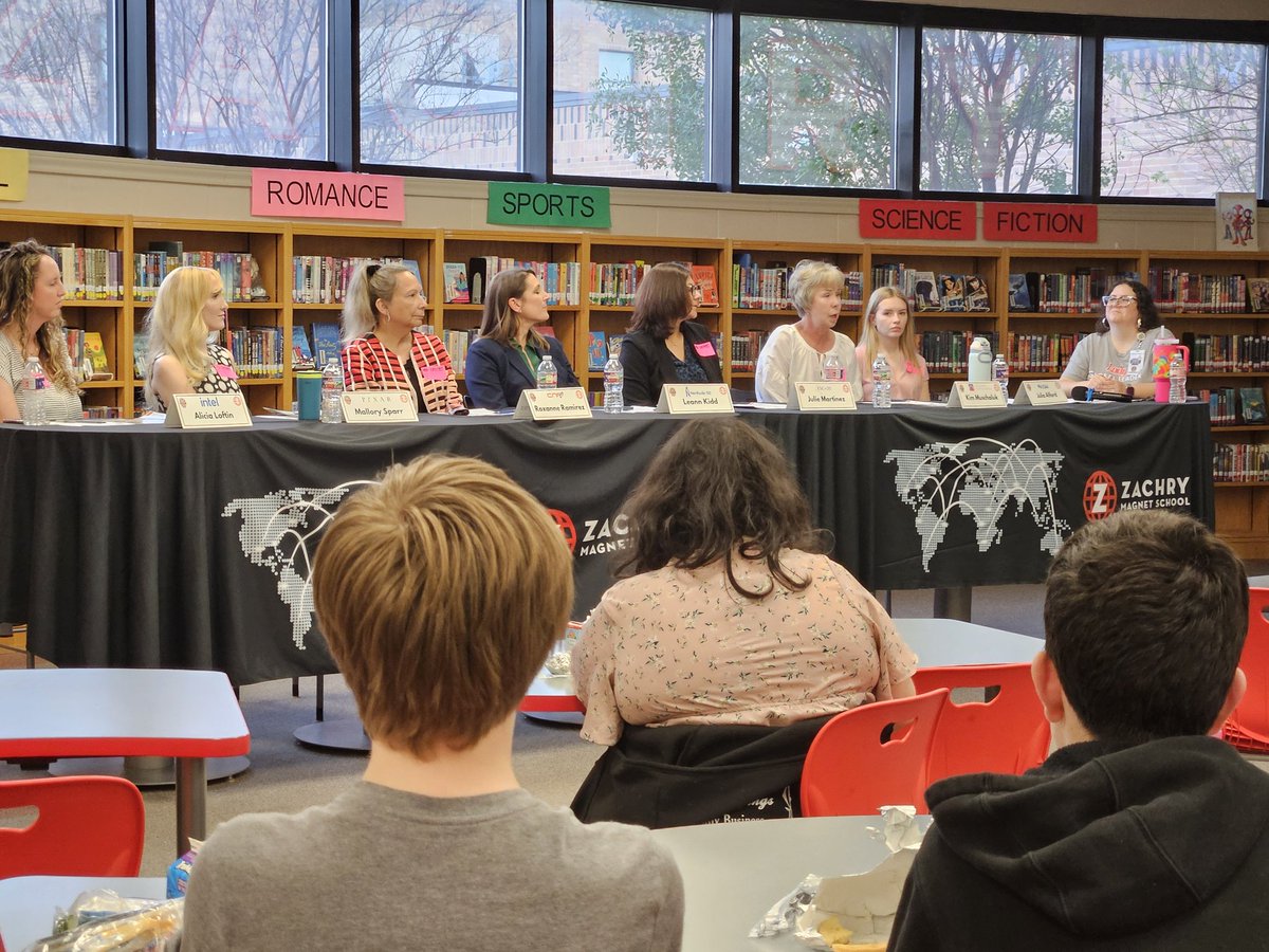 Amanda Quick, M.Ed. (@teachstemquick) on Twitter photo Such a great discussion from technology leaders from business and from within Northside, too! Collaboration, communication, continuing to learn, asking questions, and respect for others all helped these leaders gain success! <a href="/NISDZachryMag/">Zachry Magnet School</a> <a href="/NISDTechServ/">NISD Tech Services</a> Such a great discussion from technology leaders from business and from within Northside, too! Collaboration, communication, continuing to learn, asking questions, and respect for others all helped these leaders gain success! <a href="/NISDZachryMag/">Zachry Magnet School</a> <a href="/NISDTechServ/">NISD Tech Services</a>