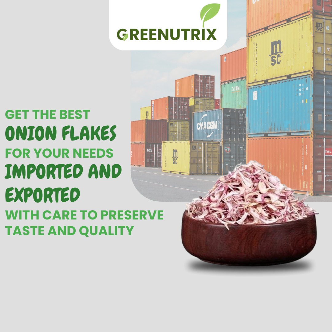 greenutrix's tweet photo. Looking for premium dehydrated onion flakes?

✅ 8mm-15mm size  
✅ Hygienically processed  
✅ Long shelf life &amp; rich flavor  

Perfect for food manufacturers &amp; wholesalers! 📦  
📞+91 9510274479  
📧 greenutrix@gmail.com  
#OnionFlakes #FoodExport #DehydratedOnions #Greenutrix https://t.co/hUX2EUHdye