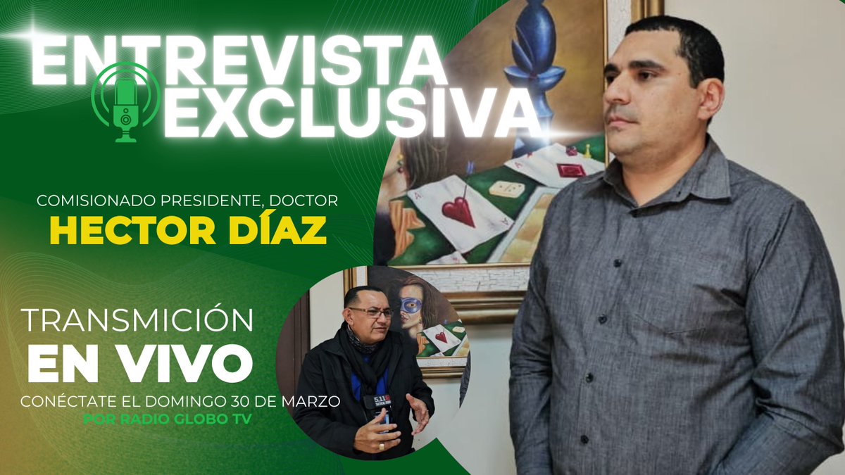 🎙️¡Entrevista exclusiva en COPRUMH en Acción!🎙️

Estaremos conversando sobre temas de gran interés para todos nuestros agremiados:
💰 Préstamos
🏥 Seguro Social
📜 Ley de Inprema

#COPRUMHAvanza #DeLaManoDeDios #COPRUMHEnAcción #EntrevistaEspecial #RadioGloboTV