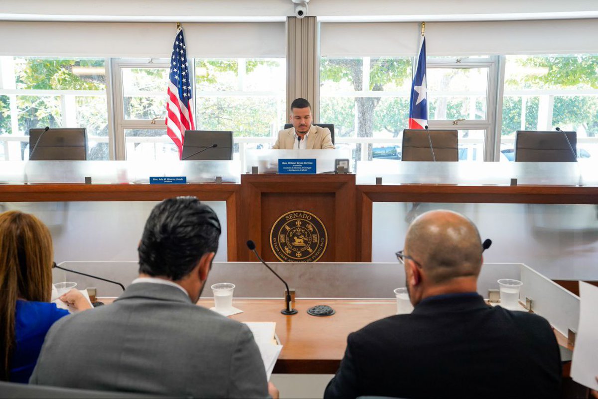 El subdirector, Rubén Quiñones participó en vista pública de la Comisión de Ciencia, Tecnología e Inteligencia Artificial que preside el senador Wilmer Reyes sobre el P. del S. 413 que busca establecer la "Ley del Expediente Digital Único para Personas con Diversidad Funcional".