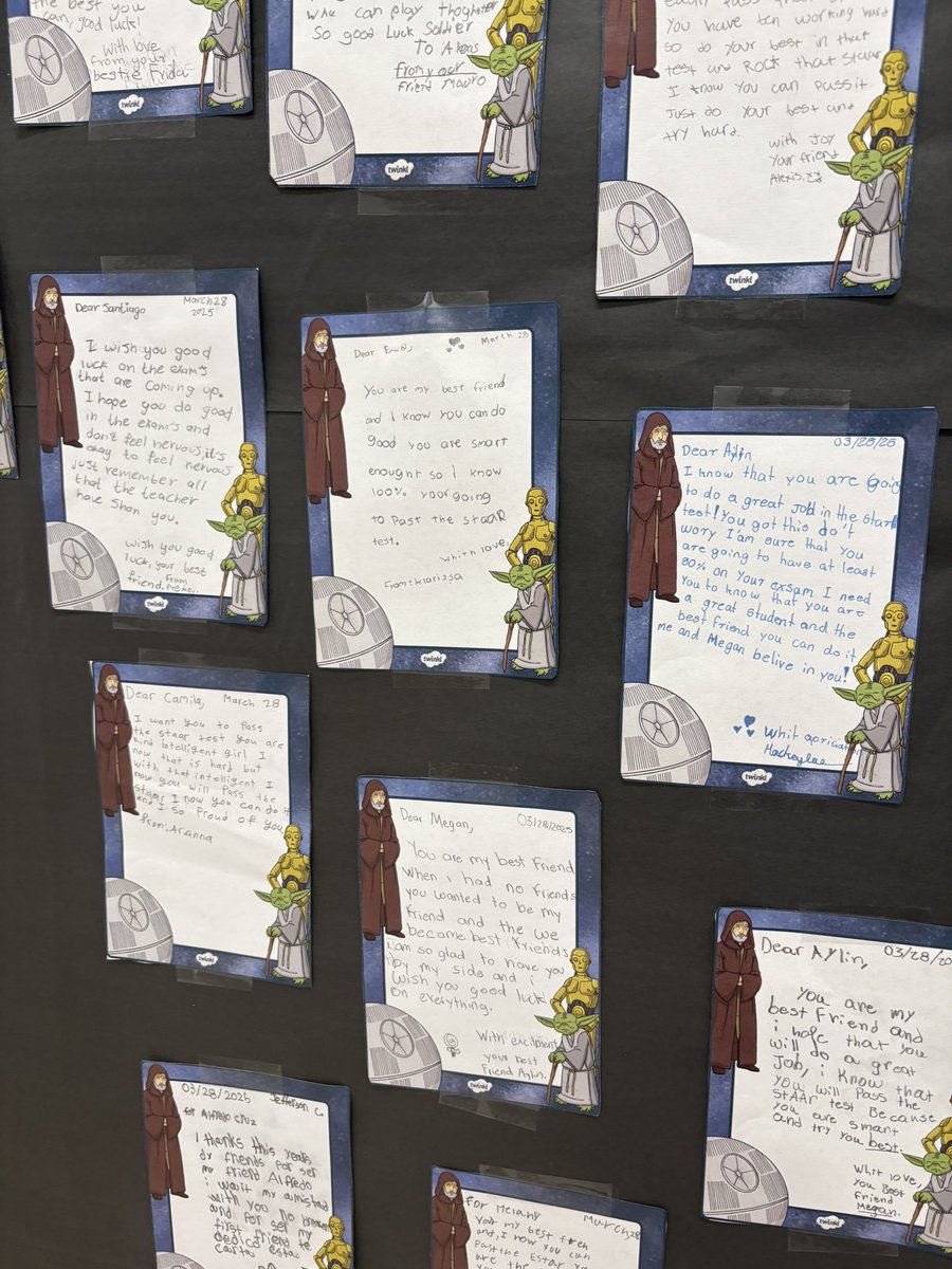 Perez_Cristina2's tweet image. After modeling correspondence features, our jaguars wrote motivational letters to a classmate! #aldineimpact @drgoffney #staartest
