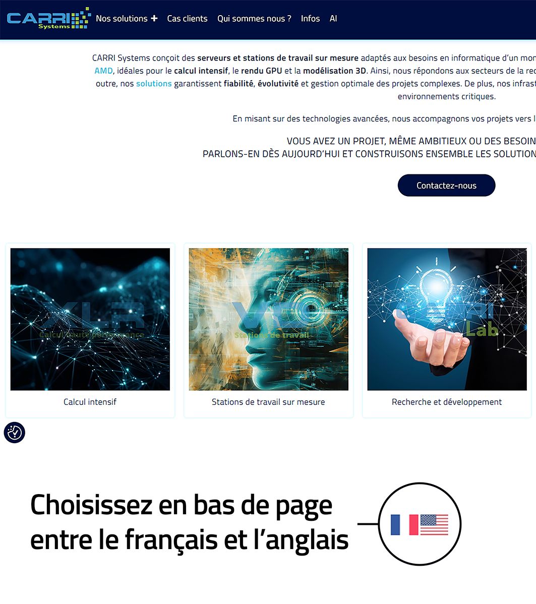 Vous pouvez dès à présent changer de langue sur notre nouveau site carri.com !
#nouveausite #poweredbycarri #innovation