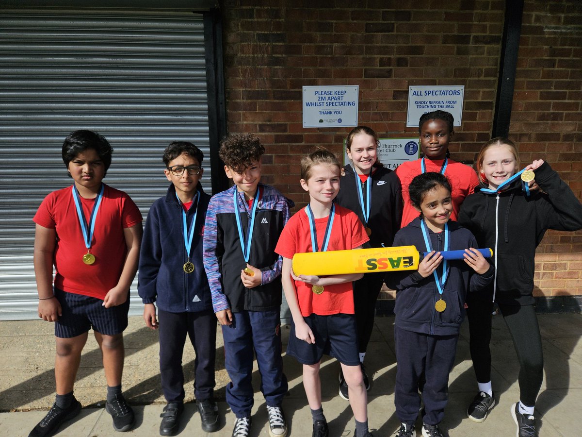 Benyon Primary PE (@benyonpe) on Twitter photo Well done to our mixed cricket team, who finished π₯in the CAT cricket competition.
Thank you to <a href="/OandTCC/">Orsett & Thurrock CC</a> for hosting.
Well done to the winners π <a href="/PeAveley/">Aveley Primary PE</a> joint π₯<a href="/QuarryHillSport/">Quarry Hill</a> <a href="/HeathSomers_PE/">Somers Heath PE</a> π₯<a href="/DilkesPE/">Dilkes Academy PE</a>
There was a high standard of cricket in the <a href="/TrustCatalyst/">Catalyst Academies Trust</a> today π Well done to our mixed cricket team, who finished π₯in the CAT cricket competition.
Thank you to <a href="/OandTCC/">Orsett & Thurrock CC</a> for hosting.
Well done to the winners π <a href="/PeAveley/">Aveley Primary PE</a> joint π₯<a href="/QuarryHillSport/">Quarry Hill</a> <a href="/HeathSomers_PE/">Somers Heath PE</a> π₯<a href="/DilkesPE/">Dilkes Academy PE</a>
There was a high standard of cricket in the <a href="/TrustCatalyst/">Catalyst Academies Trust</a> today π