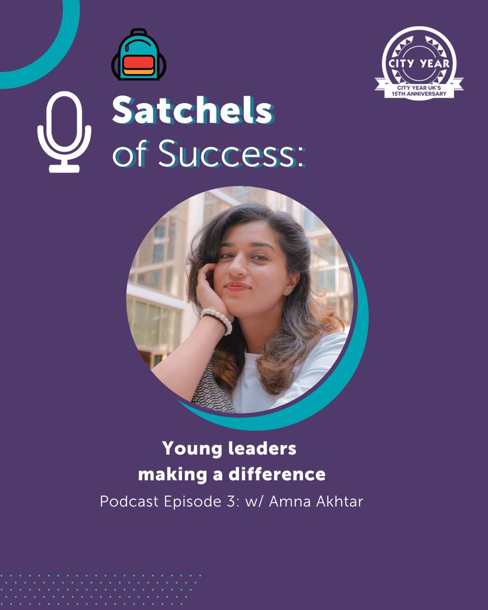 City Year UK (@cityyearuk) on Twitter photo 🚨New podcast episode!🚨
The third episode of our podcast is now available for streaming! 🎤
In episode 3, our host of the podcast, Alec, is joined by <a href="/its_GirlDreamer/">GirlDreamer</a> co-founder and former City Year Mentor Amna Akhtar.
🔗open.spotify.com/episode/5Z8Xh6…
#Podcast #WomenInLeadership 🚨New podcast episode!🚨
The third episode of our podcast is now available for streaming! 🎤
In episode 3, our host of the podcast, Alec, is joined by <a href="/its_GirlDreamer/">GirlDreamer</a> co-founder and former City Year Mentor Amna Akhtar.
🔗open.spotify.com/episode/5Z8Xh6…
#Podcast #WomenInLeadership
