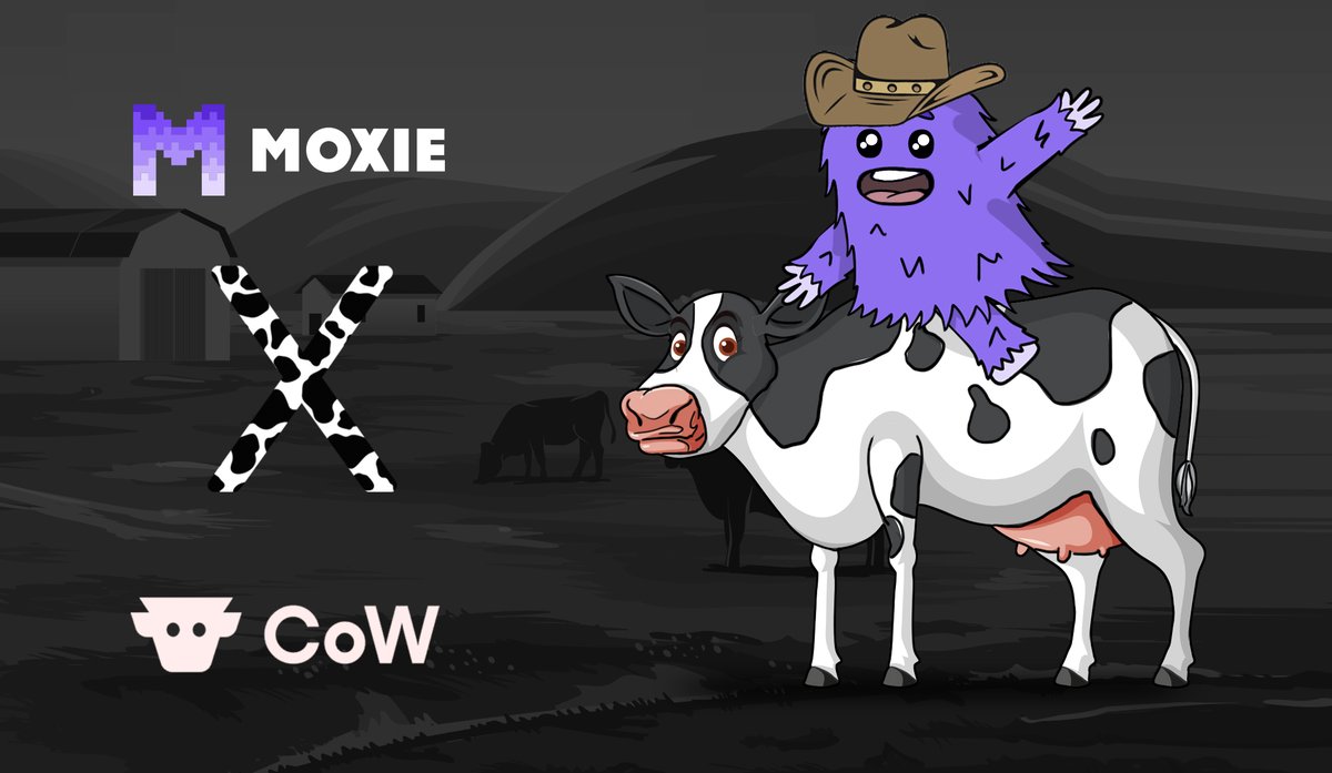 🐮 Moxie AI x CoW Swap: Limit Orders, Unlocked!

We've partnered with <a href="/CoWSwap/">CoW DAO</a> to bring seamless limit orders to Moxie AI Agents.

Your Agent can now execute smarter, gasless, MEV-protected trades—powered by CoW Swap.

Smarter trading, simplified 🤖⚡️