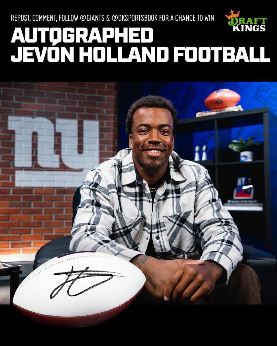 Jevón Holland football anyone? 👀 

Repost, comment, make sure you’re following us &amp; <a href="/DKSportsbook/">DraftKings Sportsbook</a> for a chance to win ‼️