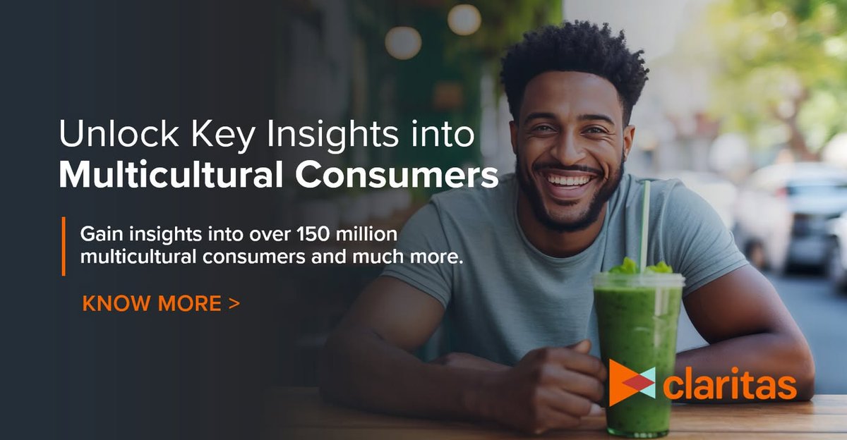 The #multicultural population is projected to reach 163M by 2030, making it more important than ever for brands to connect authentically. Learn how Claritas can help you better understand diverse audiences, execute impactful campaigns, and measure ROI. www2.claritas.com/Claritas-Multi…