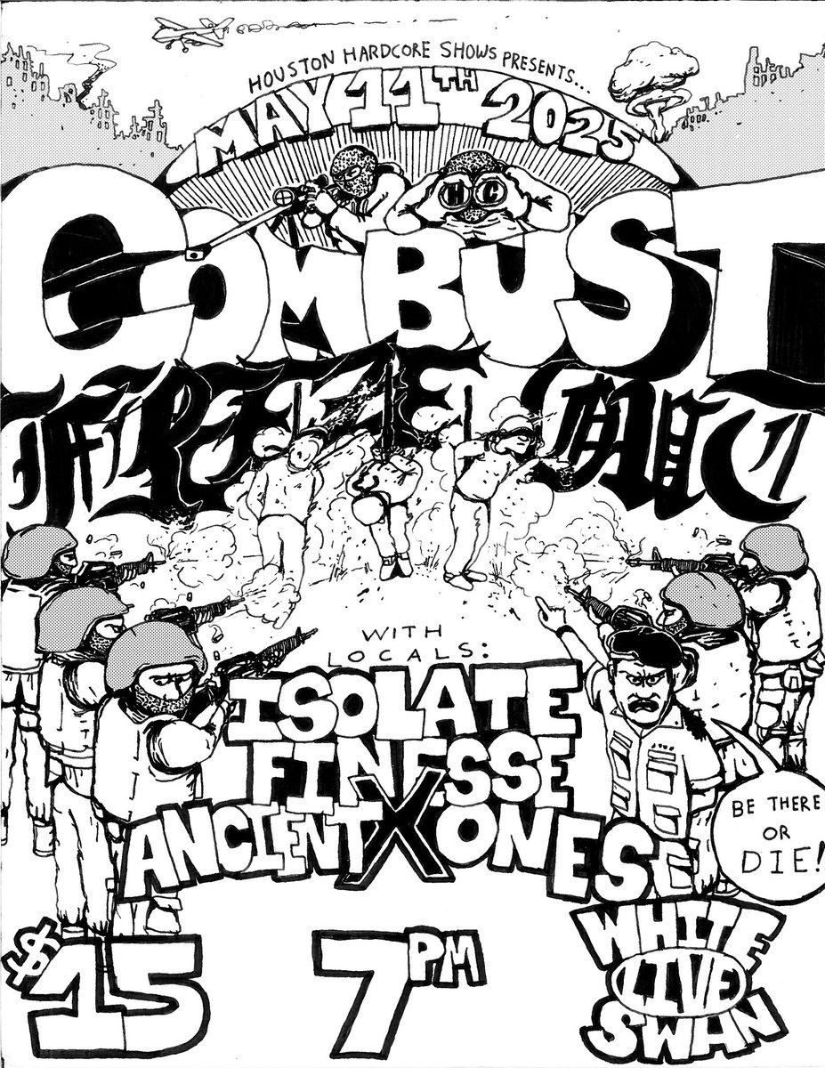 CombustNyhc's tweet image. All the Texas dates with Ozone and Freeze Out in May….epic lineups. Epic bands. Epic dance floors. Listen to the Limit of Destruction demo that came out today.