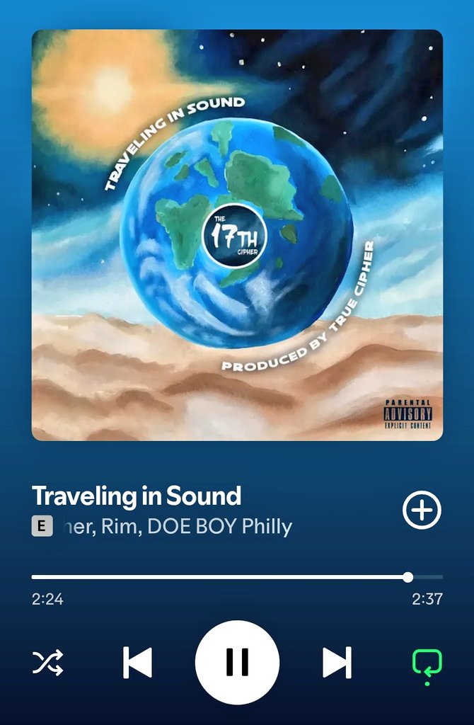 I have to listen to more music by DOE BOY Philly, his verse here was nice and I hadn't heard of him before 🔥