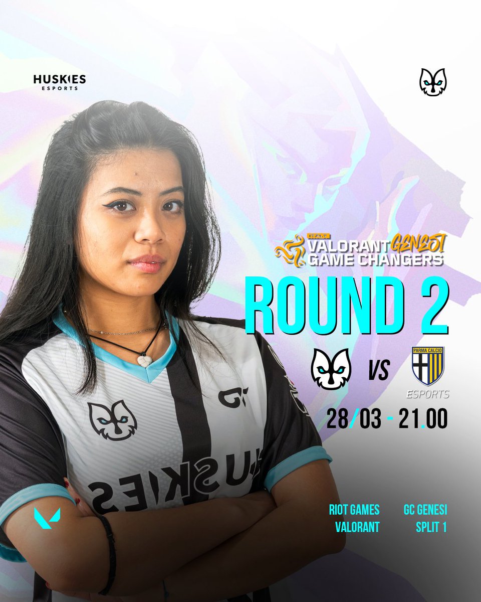 Round 2 – Game Changers Italy Genesi

Matchday two is here, and tonight we face off against
<a href="/1913parmacalcio/">𝐏𝐚𝐫𝐦𝐚 𝐂𝐚𝐥𝐜𝐢𝐨 𝟏𝟗𝟏𝟑</a> Esports
LIVE at 9:00 PM on twitch.tv/king_esport
We’re ready to give it our all!

<a href="/king___esport/">King Esport</a> <a href="/itVALORANT/">VALORANT - Italia</a>
#GameChangersItaly #Genesi