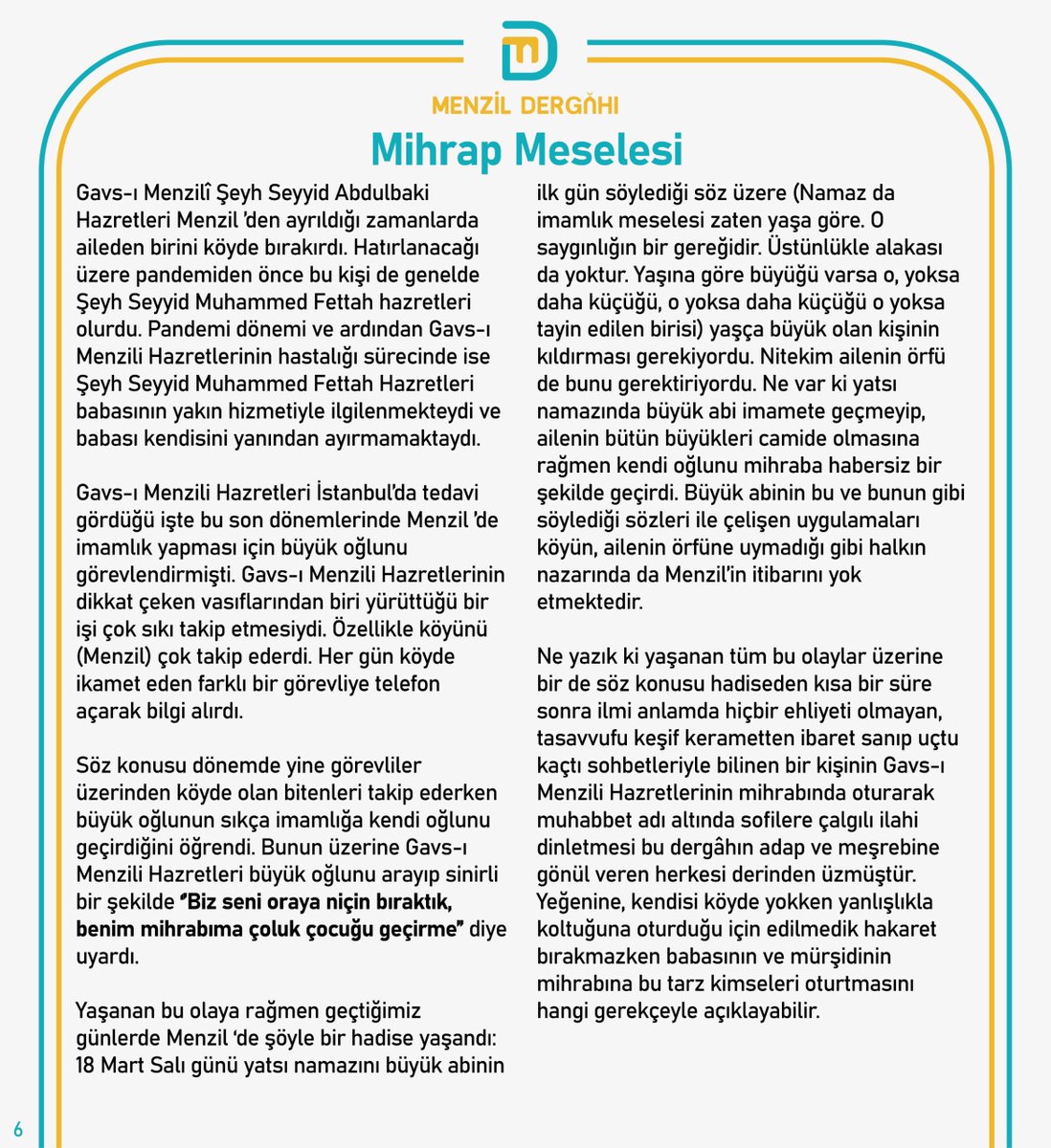 Menzil Dergâhı (@menzildergahi) on Twitter photo 