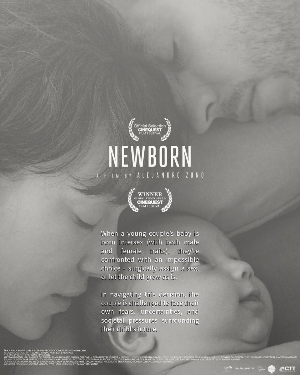 A poignant exploration of parenthood and the nuanced human experience.   

Director Alejandro Zuno’s love letter to diversity and winner of CINEQUEST’s Global Vision Award, NEWBORN/ UN MUNDO PARA MÍ, is available to watch now until March 31 at Creatics.org/Cinejoy.