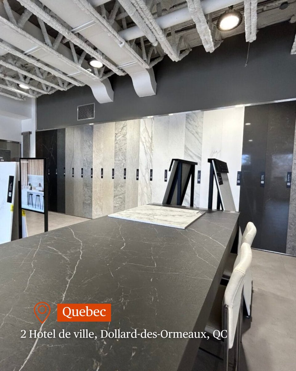 Visit us in Toronto, Montreal, Calgary or Vancouver! Find your nearest showroom: caesarstone.ca/showrooms/

Visitez-nous à Toronto, Montréal, Calgary ou Vancouver! Trouvez la salle d'exposition la plus proche ici : caesarstone.ca/showrooms/