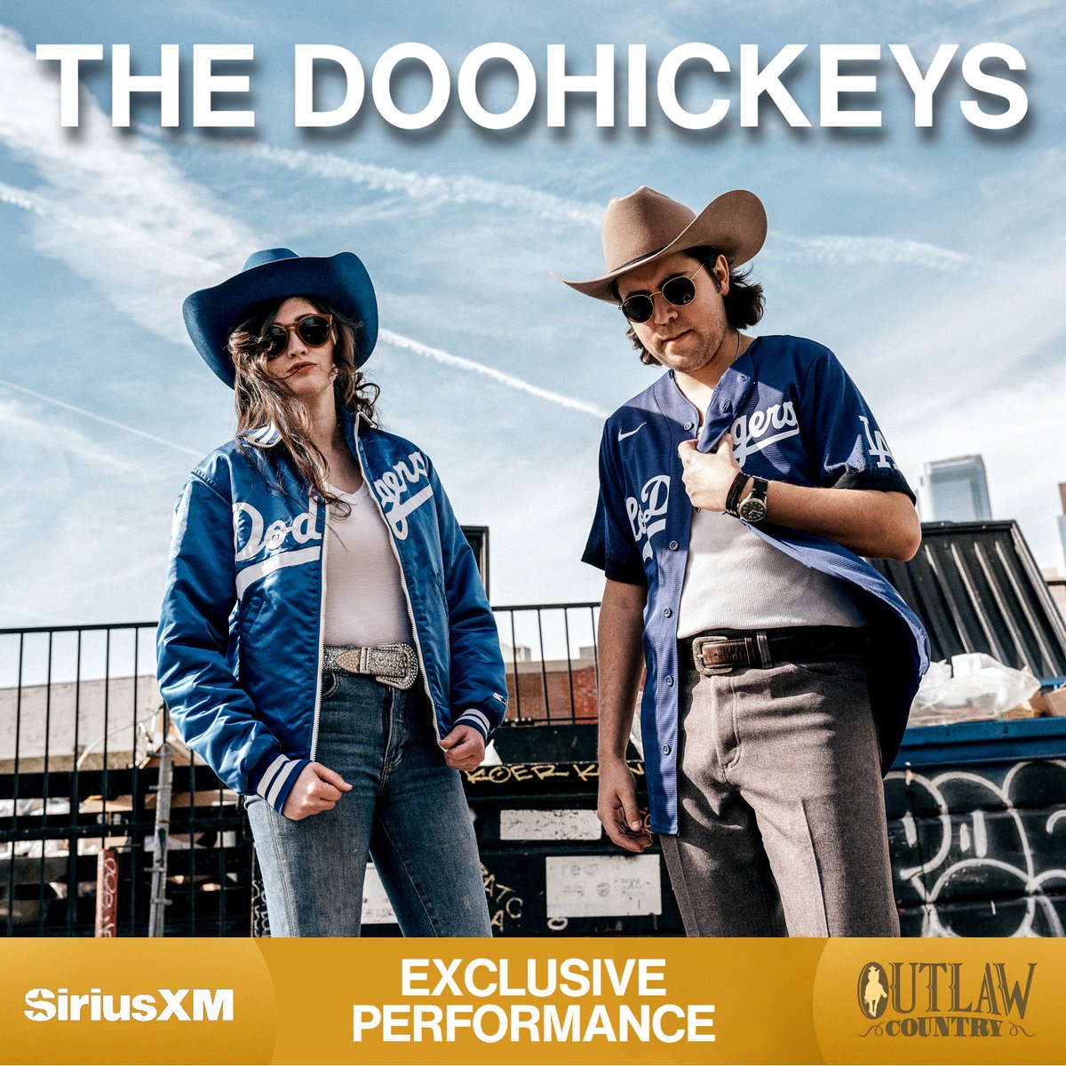 Tonight, we introduce Outlaw Country to The Doohickeys. Catch their exclusive performance of songs from their debut album "All Hat, No Cattle" at 8pm ET or anytime in the <a href="/SIRIUSXM/">SiriusXM</a> app!