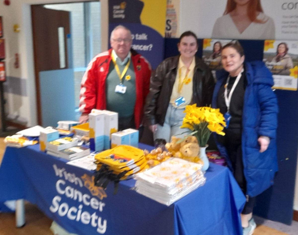 sinead power (@sineadp51255903) on Twitter photo What an amazing day in <a href="/CUH_Cork/">Cork University Hospitals</a> and once again our @irishcancersociety volunteers played a blinder thank you all 🌼💛#daffodilday What an amazing day in <a href="/CUH_Cork/">Cork University Hospitals</a> and once again our @irishcancersociety volunteers played a blinder thank you all 🌼💛#daffodilday