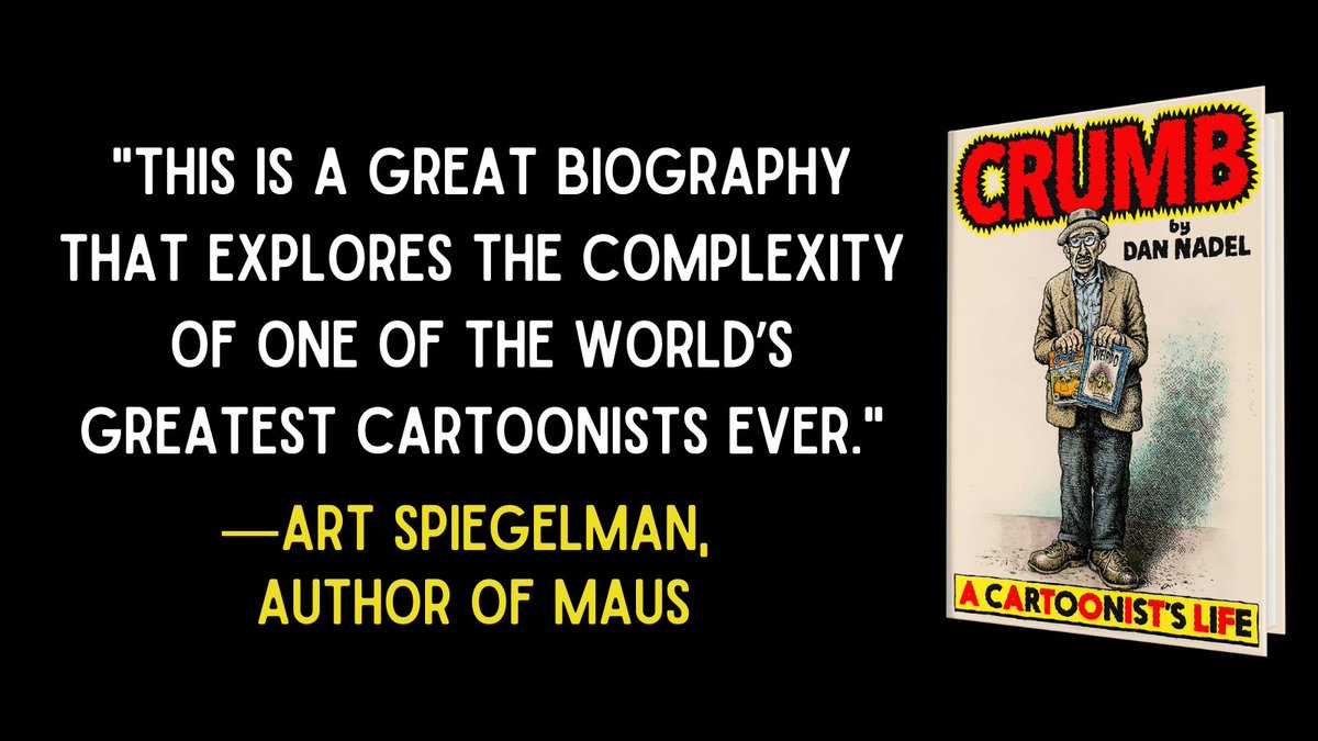 CRUMB by <a href="/PictureBoxBooks/">Dan Nadel</a> is the first-ever biography of the revolutionary artist, Robert Crumb, packed with raw stories, vivid art, and 20th-century history. A must-read for art &amp; culture lovers! 🎨📚 #Crumb #Biography
bit.ly/3EQ5wCF