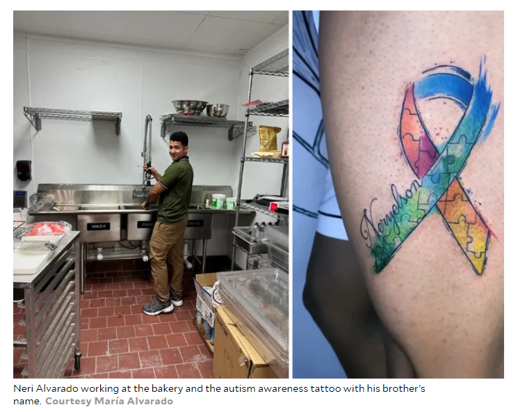 NEW: A friend of Neri Alvarado, currently rotting in a Salvadoran prison on Trump's orders, shares a video of him volunteering to help neurodiverse children learn to swim.

Neri was seemingly sent there after someone at ICE thought his autism awareness tattoo was a "gang tattoo."