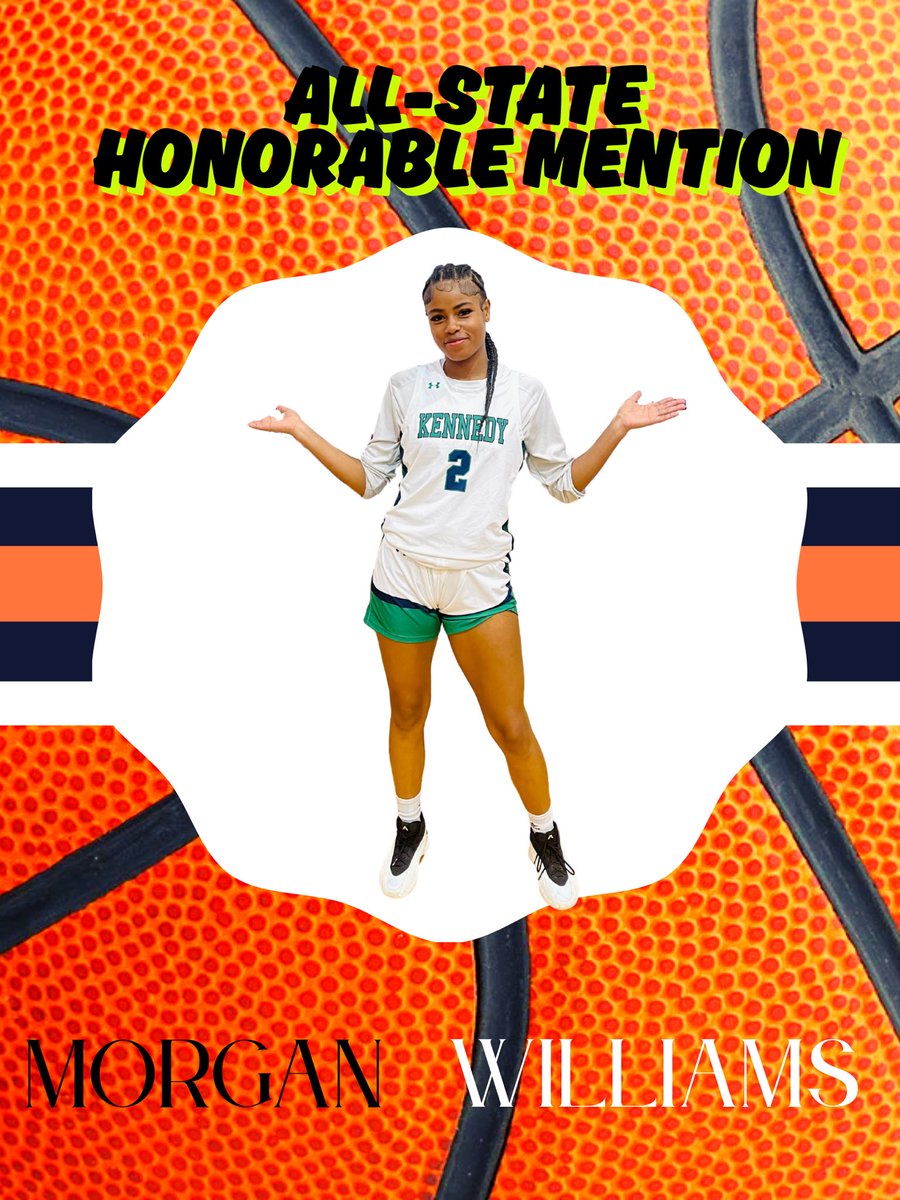 A huge congratulations to Morgan Williams on receiving Allstate honorable mention - what an outstanding achievement!