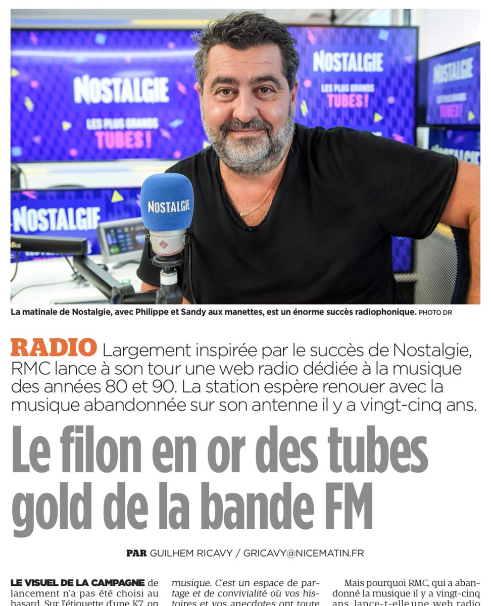 On parle radio dans <a href="/Var_Matin/">Var-matin</a> et <a href="/Nice_Matin/">Nice-Matin</a> ce samedi. Mais tout de suite, INXS, Milli Vanilli et Marc Lavoine 🎶