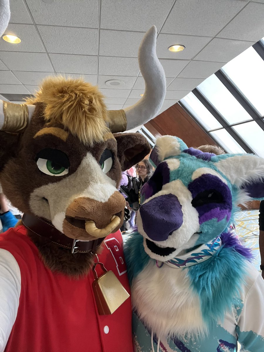 Diamond__Bull's tweet image. Passing the collar vibe check this #FursuitFriday with @ElianOmega
#FurnalEquinox2025
🐂 - @TheGoldenMaw
