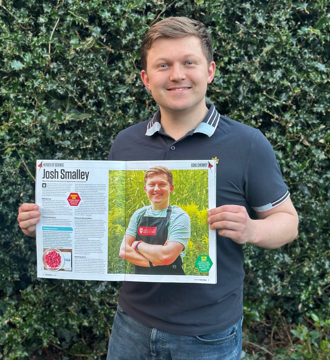 Dr Josh Smalley (@joshpsmalley) on Twitter photo Delighted to be the Hero of Science for <a href="/TWJSciNat/">The Week Junior Science+Nature</a> in their latest issue. Talking kitchen chemistry and how science skills can open doors to many opportunities.
If youāre in the shops this weekend, grab a copy to give to a young person interested in science!
<a href="/uniofleicester/">University of Leicester</a> Delighted to be the Hero of Science for <a href="/TWJSciNat/">The Week Junior Science+Nature</a> in their latest issue. Talking kitchen chemistry and how science skills can open doors to many opportunities.
If youāre in the shops this weekend, grab a copy to give to a young person interested in science!
<a href="/uniofleicester/">University of Leicester</a>