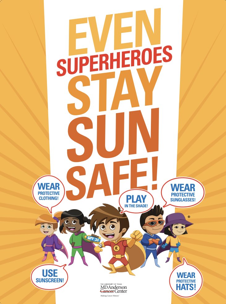 As the sun starts shining bright this spring, it's time to protect our skin! 🌞🌸 Meet Ray and the Sunbeatables, fun superhero characters from our Sun Safety curriculum for grades Pre-K through 1. Discover their superpowers that keep us safe from harmful UV rays and engage your