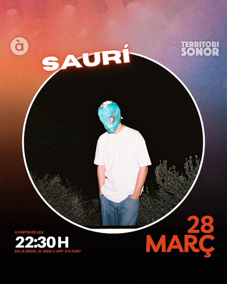 Territori Sonor (@territoriapunt) on Twitter photo 🎶 Esta nit en #TerritoriSonor:
➡️ Coneixerem totes les novetats del grup Trena. 
➡️ Repassarem l’actualitat musical amb <a href="/FrankSurimi/">Frank.Surimi</a>. 
➡️ Tindrem #LaXalaDeLesMuses amb Cate Giorgi.
➡️ Seguirem la pista al projecte de <a href="/sauri____/">Saurí</a>.
⏰ 21:00 h
📻 <a href="/apunt_media/">À Punt</a> 🎶 Esta nit en #TerritoriSonor:
➡️ Coneixerem totes les novetats del grup Trena. 
➡️ Repassarem l’actualitat musical amb <a href="/FrankSurimi/">Frank.Surimi</a>. 
➡️ Tindrem #LaXalaDeLesMuses amb Cate Giorgi.
➡️ Seguirem la pista al projecte de <a href="/sauri____/">Saurí</a>.
⏰ 21:00 h
📻 <a href="/apunt_media/">À Punt</a>