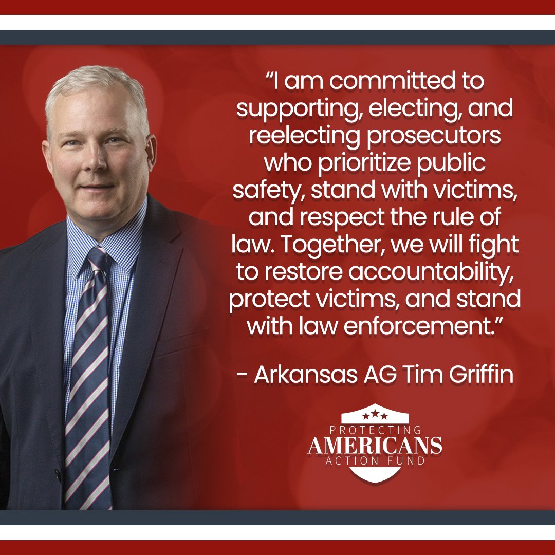 Proud to have <a href="/AGTimGriffin/">Attorney General Tim Griffin</a> on the PAAF team!