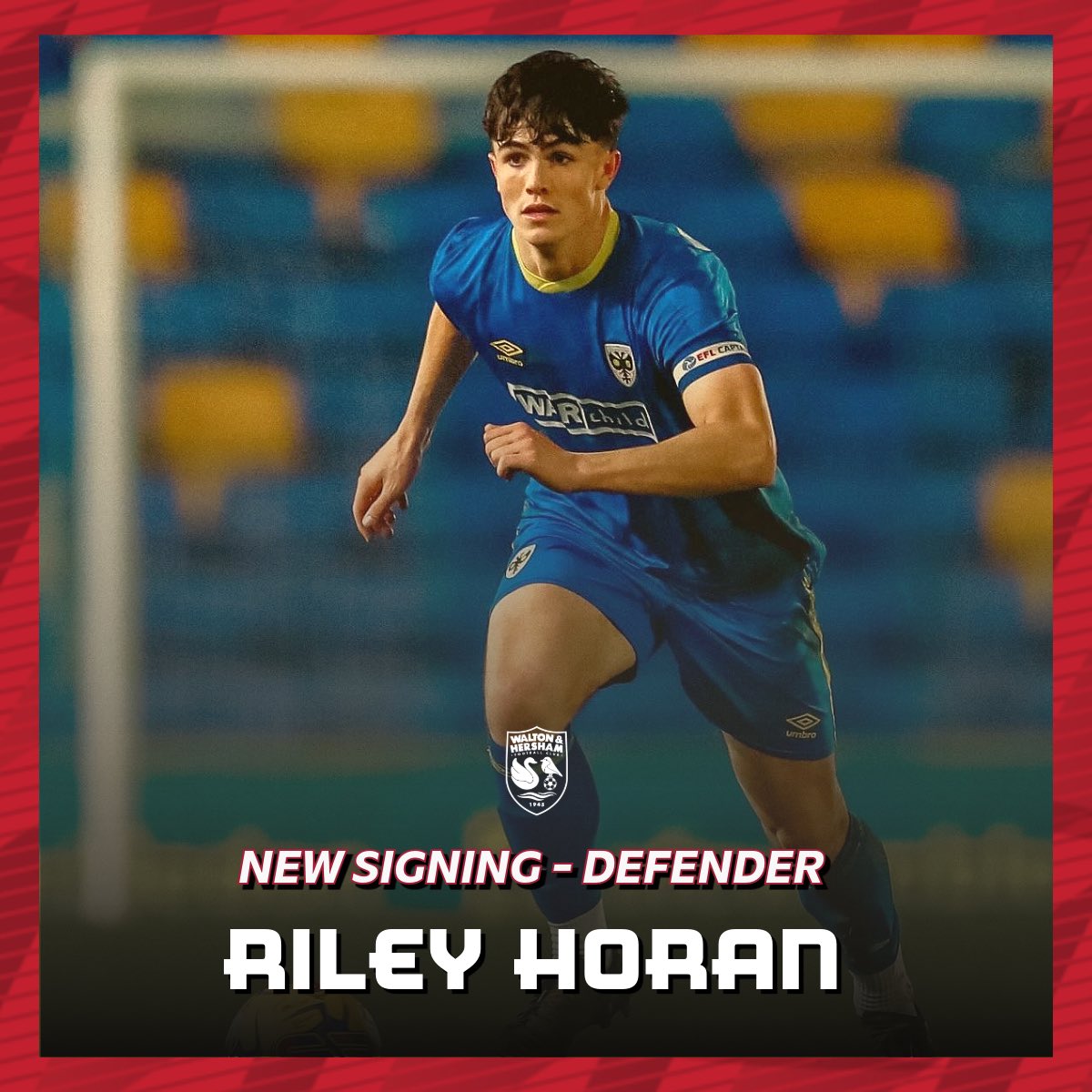 Walton & Hersham FC (@waltonhershamfc) on Twitter photo ๐ฏ๐ถ๐น๐จ๐ต ๐ฐ๐บ ๐จ ๐บ๐พ๐จ๐ต
The club can announce the signing of young defender Riley Horan on loan from <a href="/AFCWimbledon/">AFC Wimbledon</a> โ
Welcome to the Swans, Riley ๐ฆข ๐ฏ๐ถ๐น๐จ๐ต ๐ฐ๐บ ๐จ ๐บ๐พ๐จ๐ต
The club can announce the signing of young defender Riley Horan on loan from <a href="/AFCWimbledon/">AFC Wimbledon</a> โ
Welcome to the Swans, Riley ๐ฆข