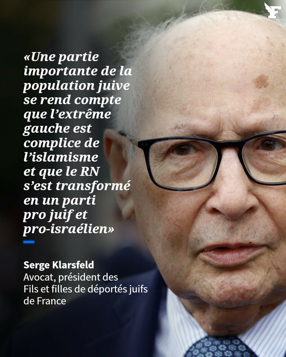 Le_Figaro's tweet image. «Le Crif ne doit pas se couper des Français de confession juive», alerte Serge Klarsfeld.
→l.lefigaro.fr/zHO