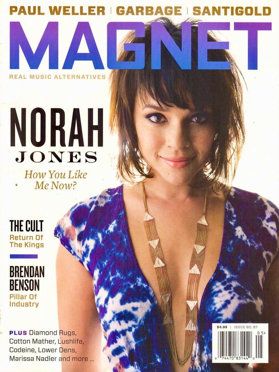 MAGNETMagazine's tweet photo. Happy birthday @NorahJones. Thinking about you. Cover photo for MAGNET by #EdwardSmith (@snaptaker). Read our #NorahJones cover story: https://t.co/xcezVSZPIp https://t.co/vOTNv3bMQd