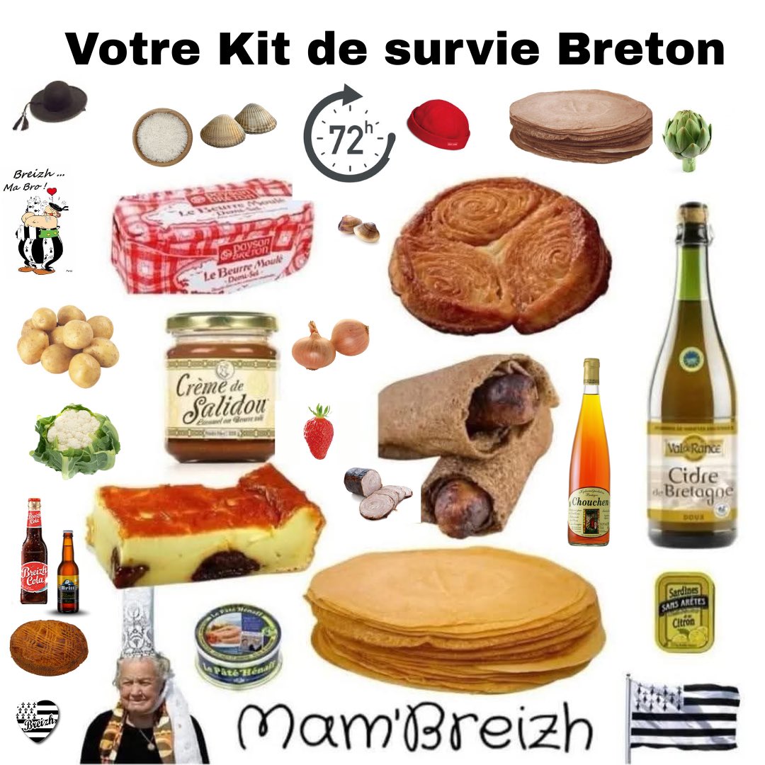 Votre Kit Breton de 72 heures 😎😇🥰 #Bretagne