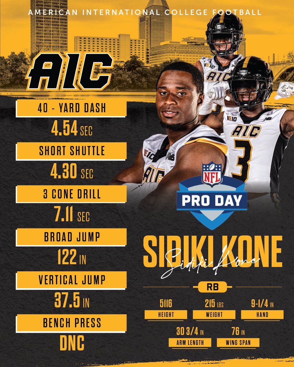 AIC FB (@aicfootball) on Twitter photo The results are in!
#️⃣3️⃣: <a href="/Sid_Kone/">Sidiki Kone 🇬🇳</a> made his mark and continues to impress!
#BuildingBetter The results are in!
#️⃣3️⃣: <a href="/Sid_Kone/">Sidiki Kone 🇬🇳</a> made his mark and continues to impress!
#BuildingBetter