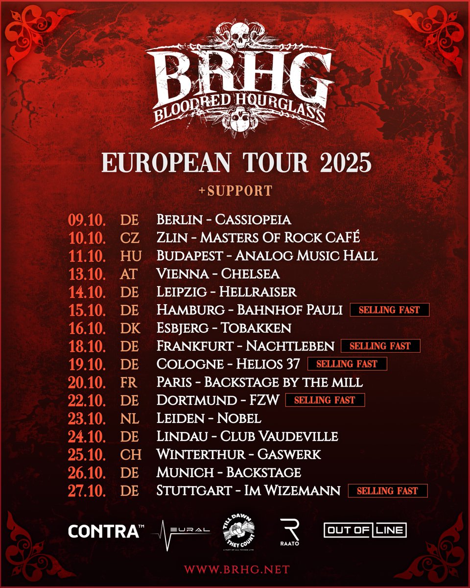 All tour tickets available via brhg.net