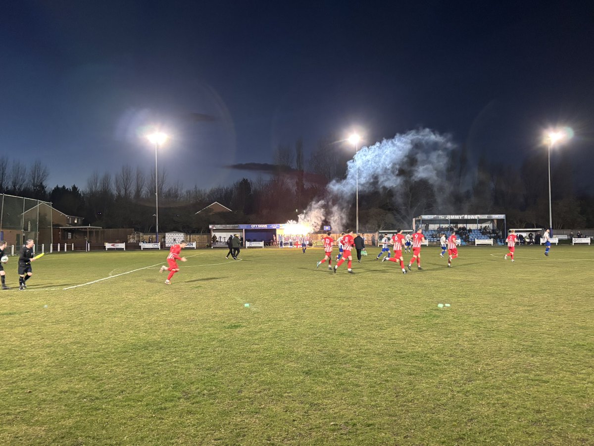 The Benfield ultras providing a lively and colourful introduction to <a href="/NBFC_Official/">Newcastle Benfield FC</a>’s home game against <a href="/Official_ECAFC/">Easington Colliery AFC</a>.