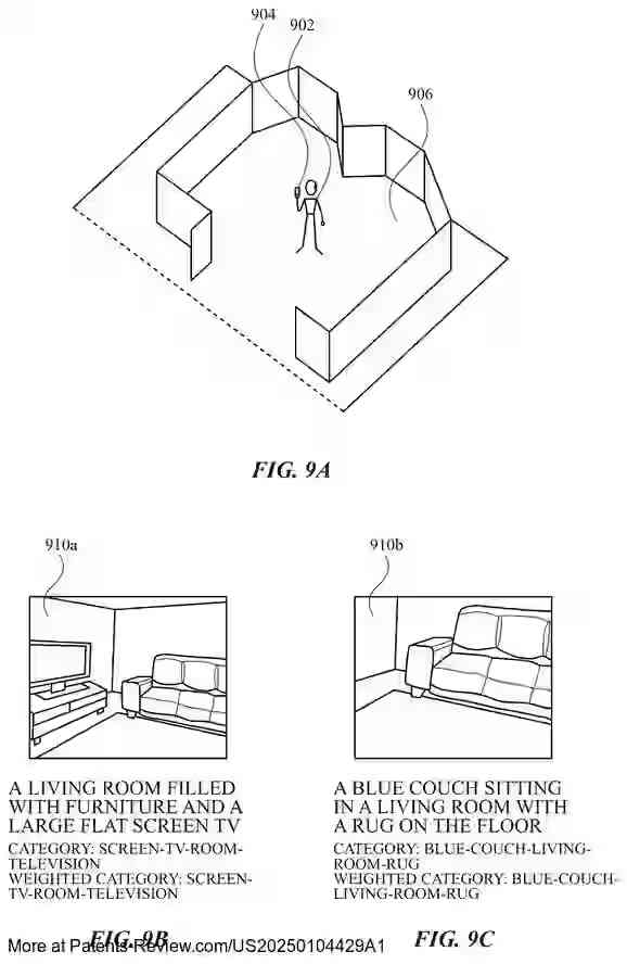 PatentPulse's tweet image. #Apple&apos;s patent ap. #US20250104429A1 explores using LLM &amp;amp; vision models with digital assistants. It involves capturing images, generating semantic descriptions, and determining tasks for the assistant. #DigitalAssistant #AI #VisionModels $AAPL #PatentApplication