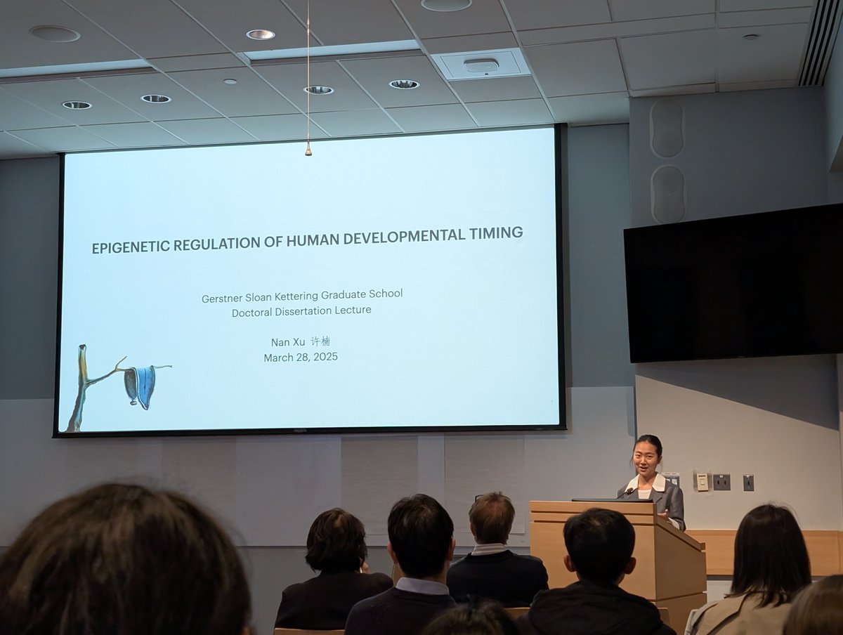 Congratulations to GSK PhD student <a href="/NanXu4/">Nan Xu</a>
in the lab of <a href="/studerl/">Lorenz</a> for defending her thesis entitled "Epigenetic Regulation of Human Developmental Timing."