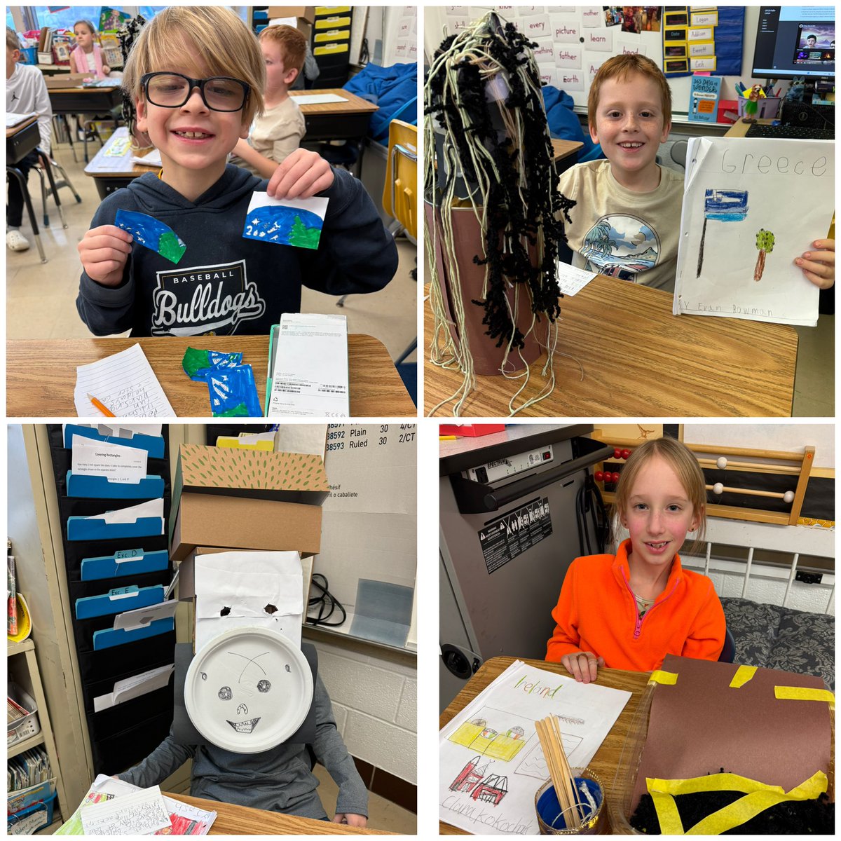 lorek33's tweet image. We spent two weeks reading and researching about various cultures. We then wrote a nonfiction book on a selected culture. Students also used recycled materials to create an artifact to add to their project. We presented them today at our Culture Fair. Creativity at its best!